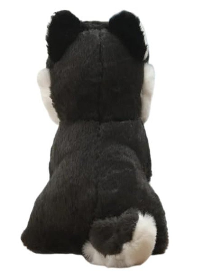 STRIDERS Dog Plush Soft Toy for Kids - Grey & White | Cute Stuffed Animal Puppy | Huggable Cuddly Pet for Girls & Boys | Soft Plush Toy for Playtime - Image 4